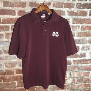 Super soft Cutter and Buck Mississippi State Polo
